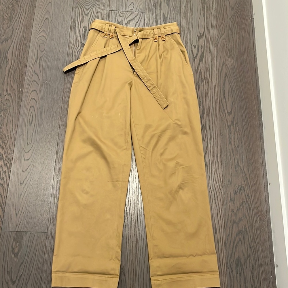 Lightly worn khaki pants by Proenza Schouler Size 0